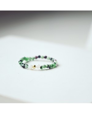 Ring - Zoisit & Chalcedon