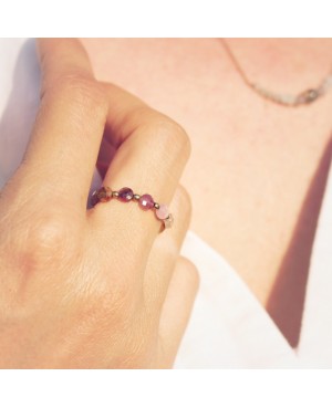 Ring - Turmaline (flache...