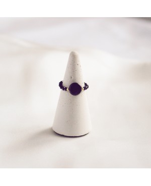 Ring - Onyx-Scheibe
