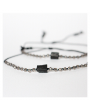 Unisex-Armband mit Turmalinen
