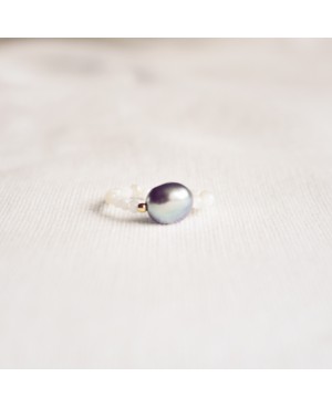Ring - Perle & Muscheln