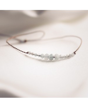 Armband - Aquamarin