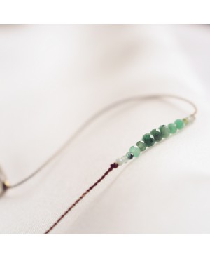 Armband - Smaragd
