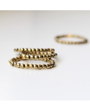 Ring - Hämatite (Farbe: gold)