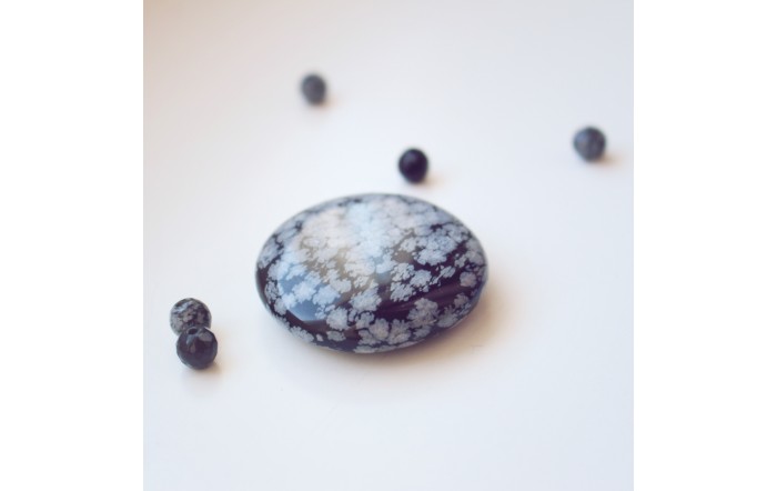 Schneeflocken-Obsidian bei Ängsten und Blockaden